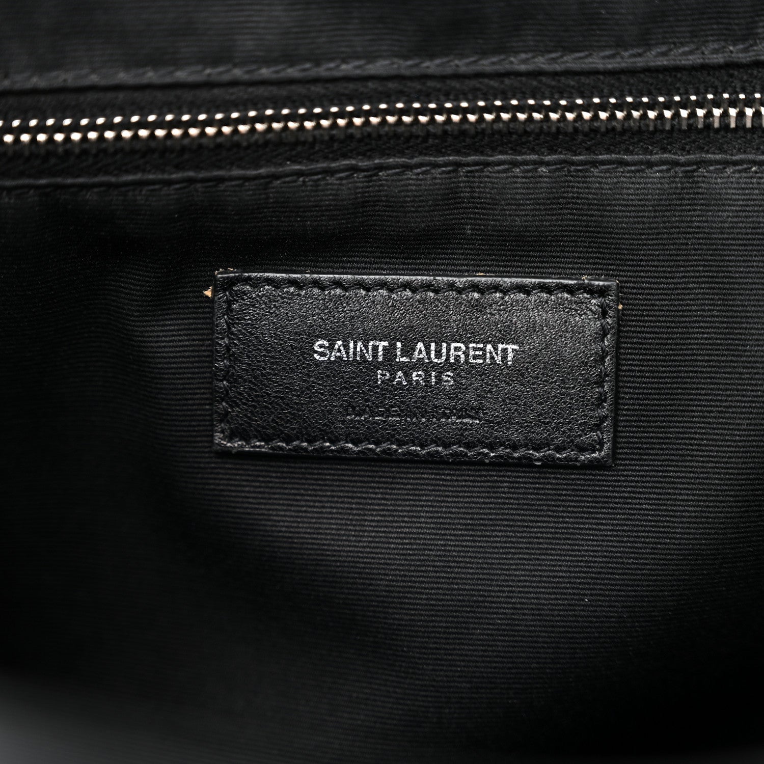 Saint Laurent Calfskin Y Quilted Monogram Small Loulou Backpack Black 6 of 10