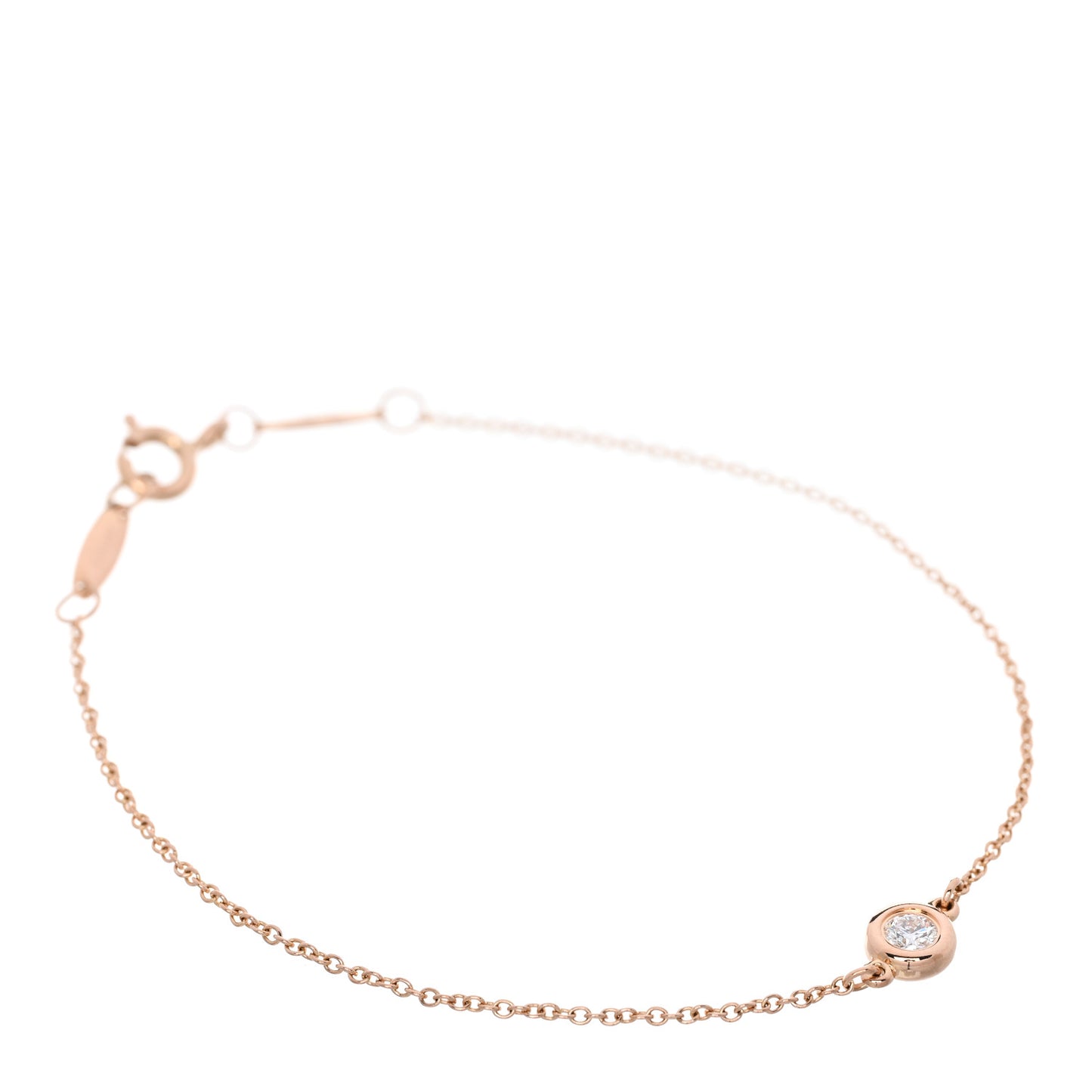 18K Yellow Gold Diamond .10ct Elsa Peretti Diamonds by the Yard Bracelet