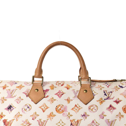 Louis Vuitton Watercolor Aquarelle Speedy 35 White 12 of 12