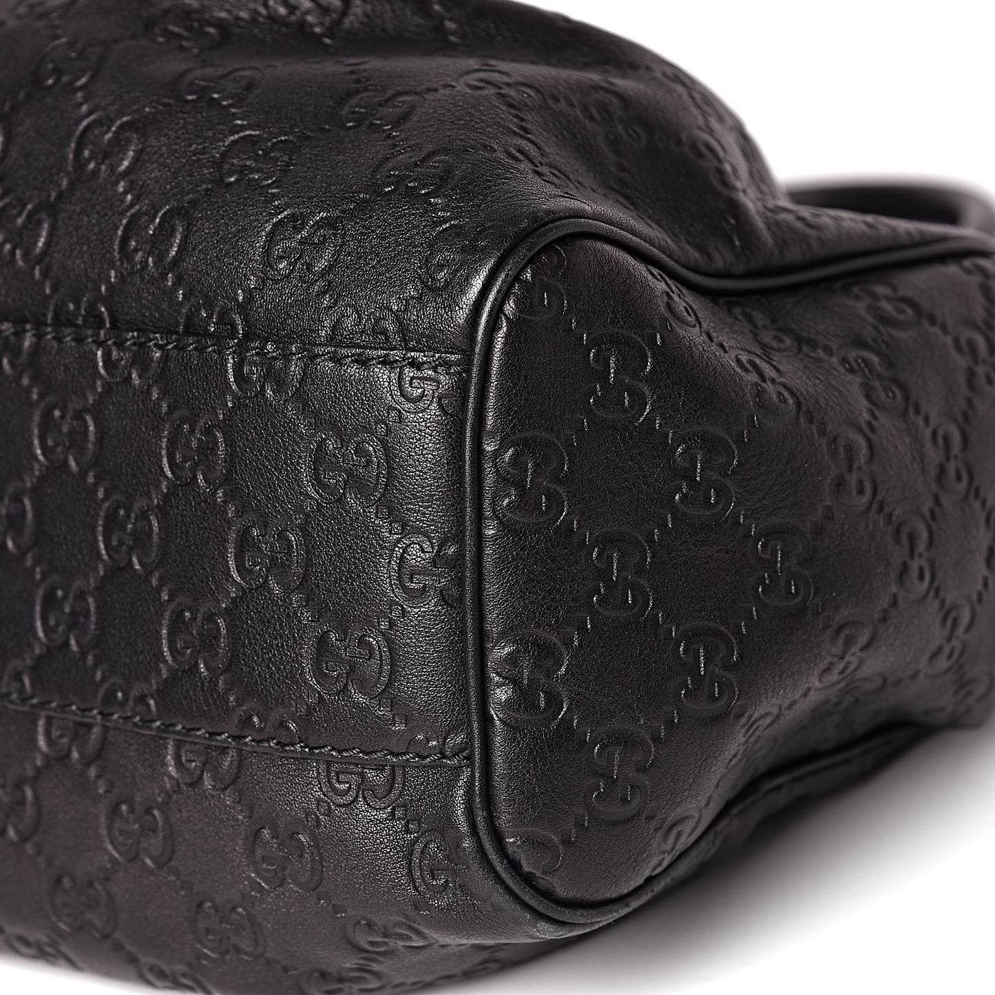 Guccissima Medium Sukey Tote Black