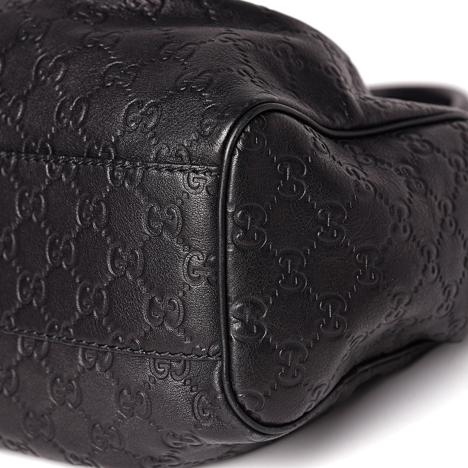 Gucci Guccissima Medium Sukey Tote Black 9 of 15