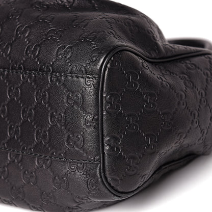 Gucci Guccissima Medium Sukey Tote Black 9 of 15