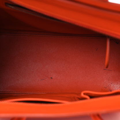 Celine Smooth Calfskin Mini Luggage  Bright Orange 5 of 18