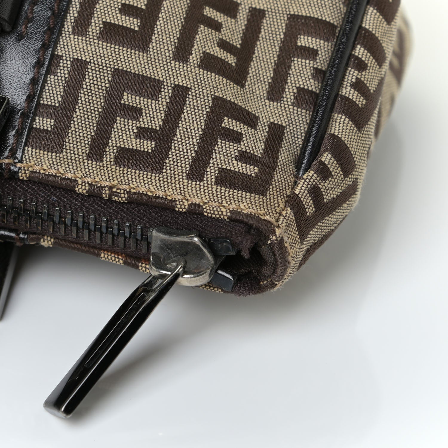 Fendi Zucchino Small Shoulder Tobacco 9 of 10