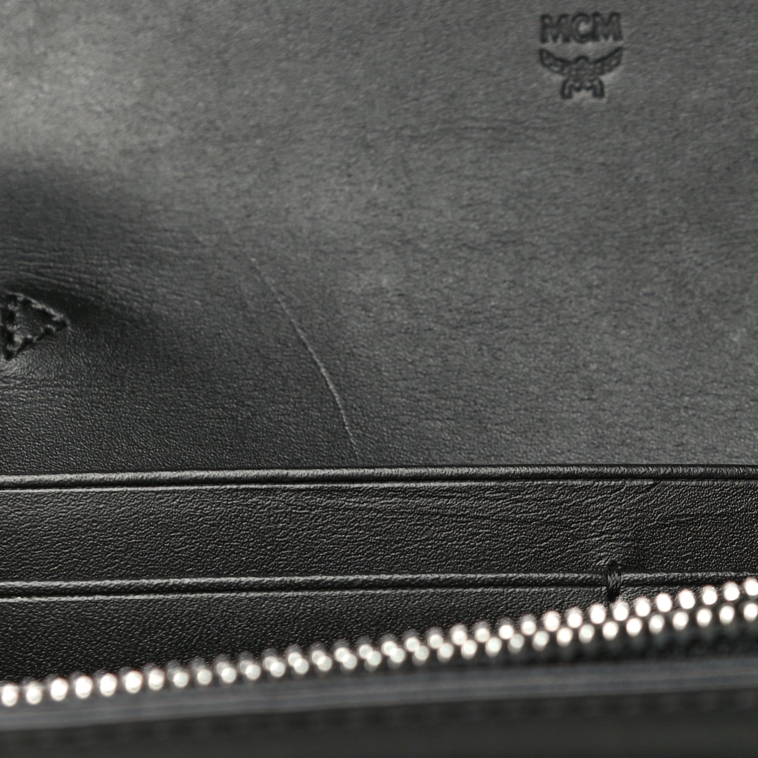 MCM Visetos Large Patricia Wallet On Chain Black 15 of 15