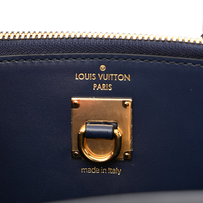 Louis Vuitton Calfskin Monogram Striped City Steamer PM Blue 6 of 9