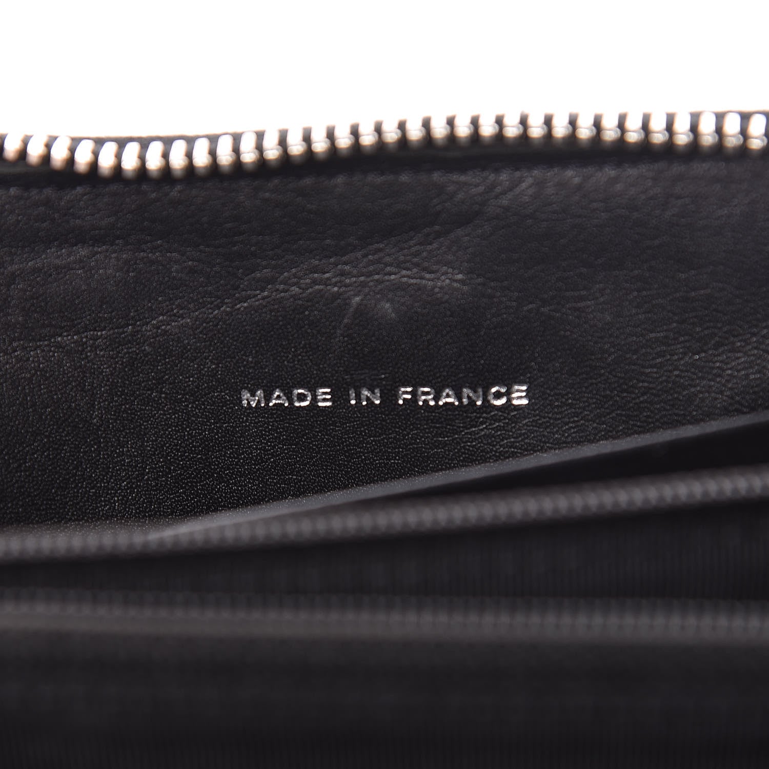 Chanel Patent Quilted Zip Around Wallet Black 7 of 10