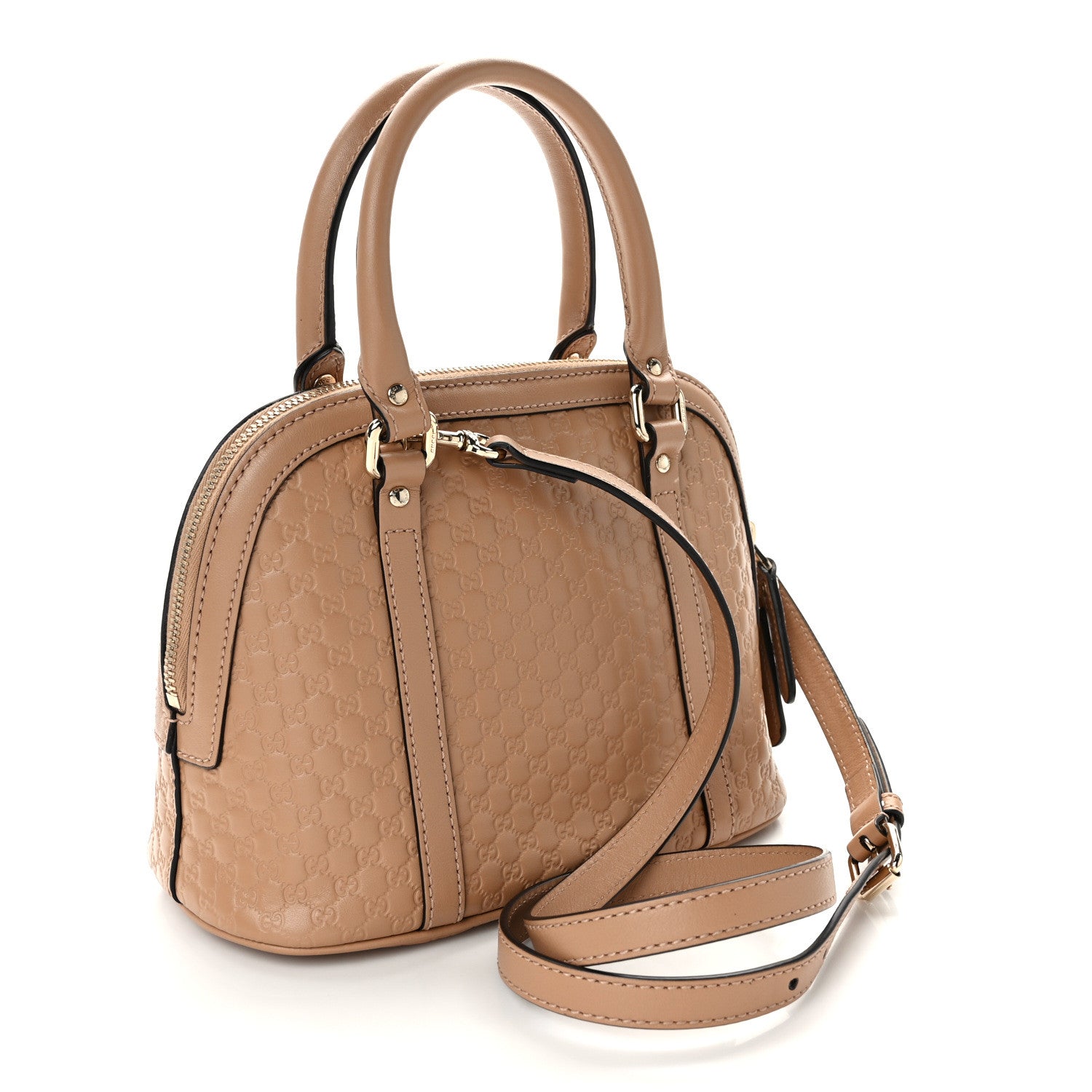 Gucci Soft Microguccissima Mini Dome Bag Camelia 3 of 9