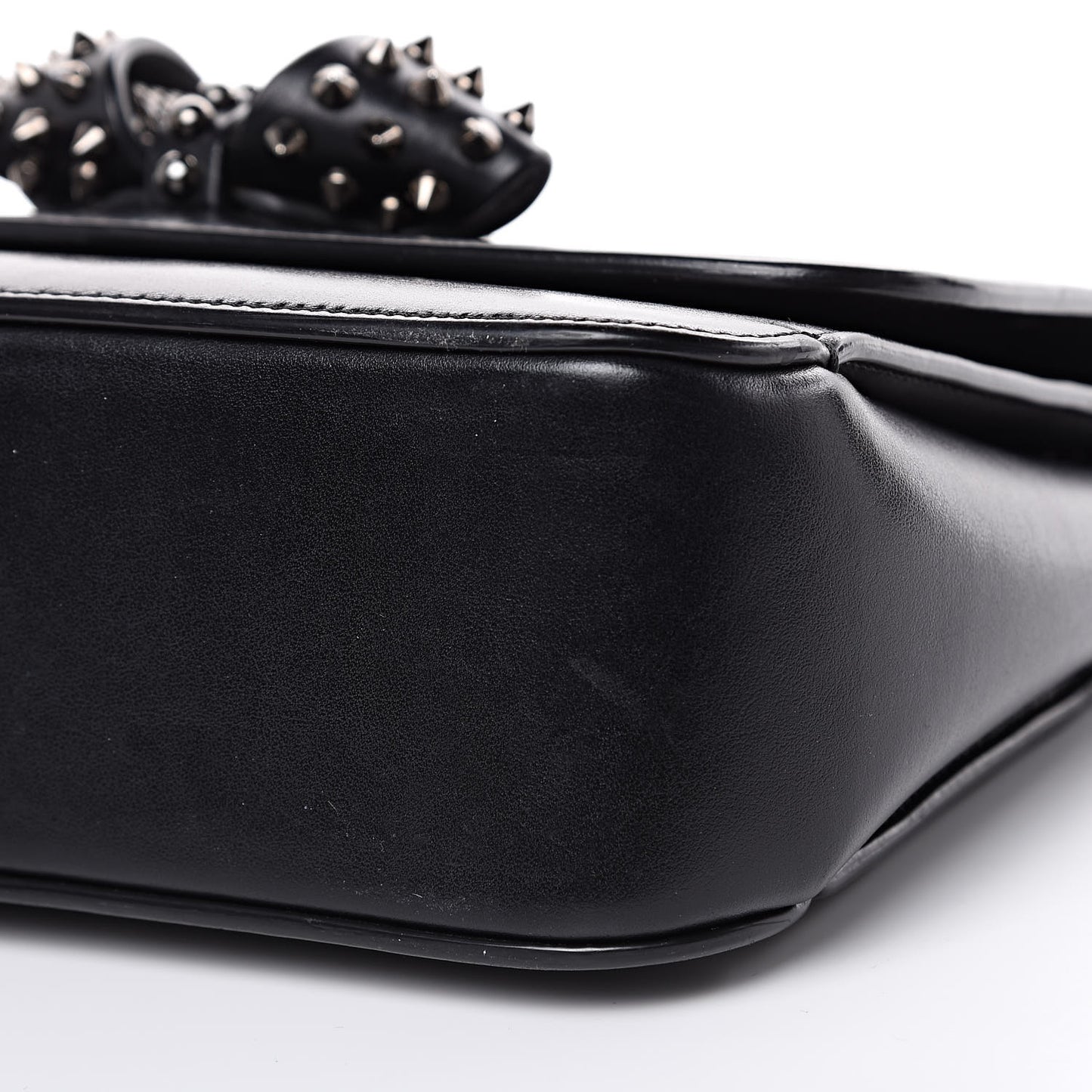 Calfskin Small Sweety Charity NV Shoulder Bag Black