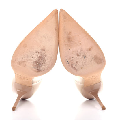 Jimmy Choo Patent Anouk 100 Pumps 37.5 Nude 6 of 9