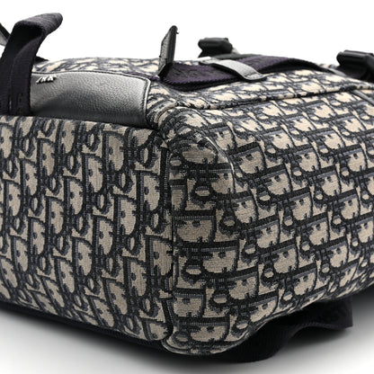 Christian Dior Oblique Explorer Backpack Blue Black 10 of 18