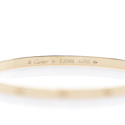 Cartier 18K Yellow Gold Small LOVE Bracelet 16 5 of 6