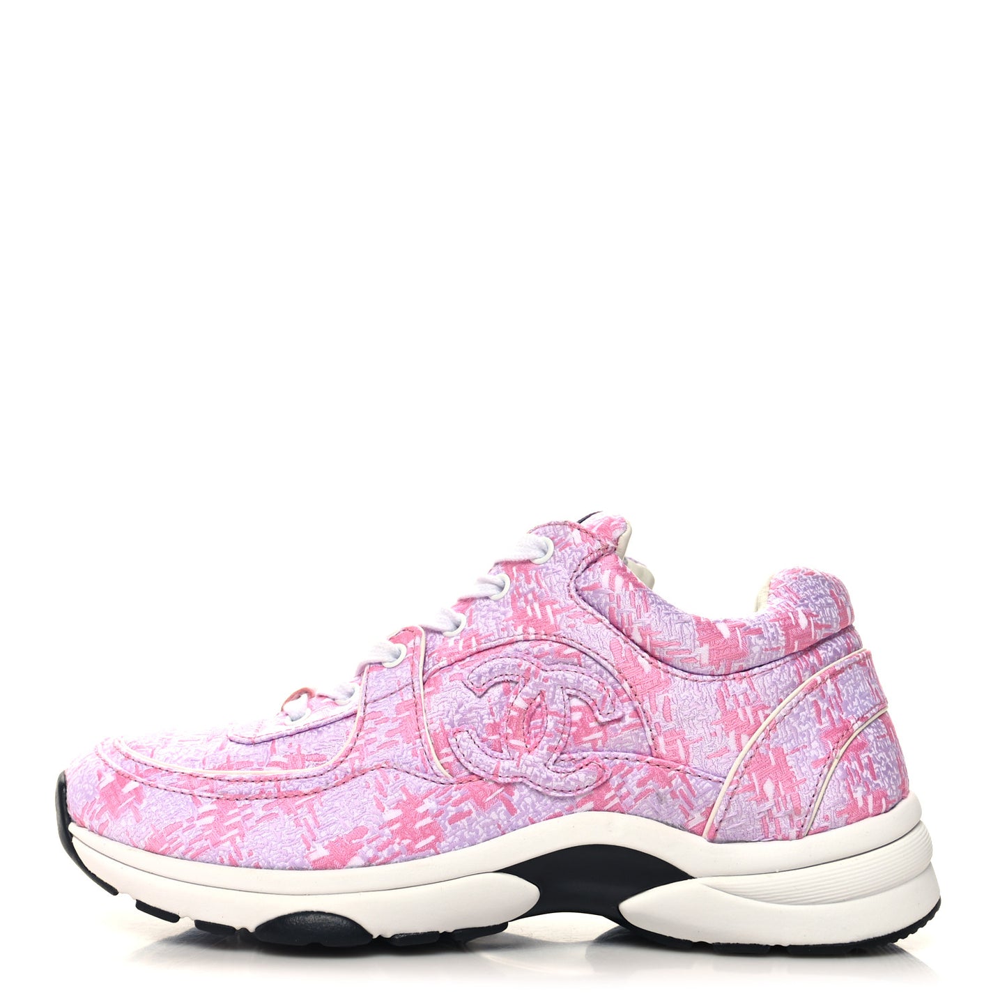 Tweed CC Sneakers 39 Pink