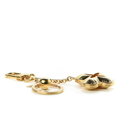 Louis Vuitton Metal Eclipse Bag Charm Key Holder Gold 3 of 4