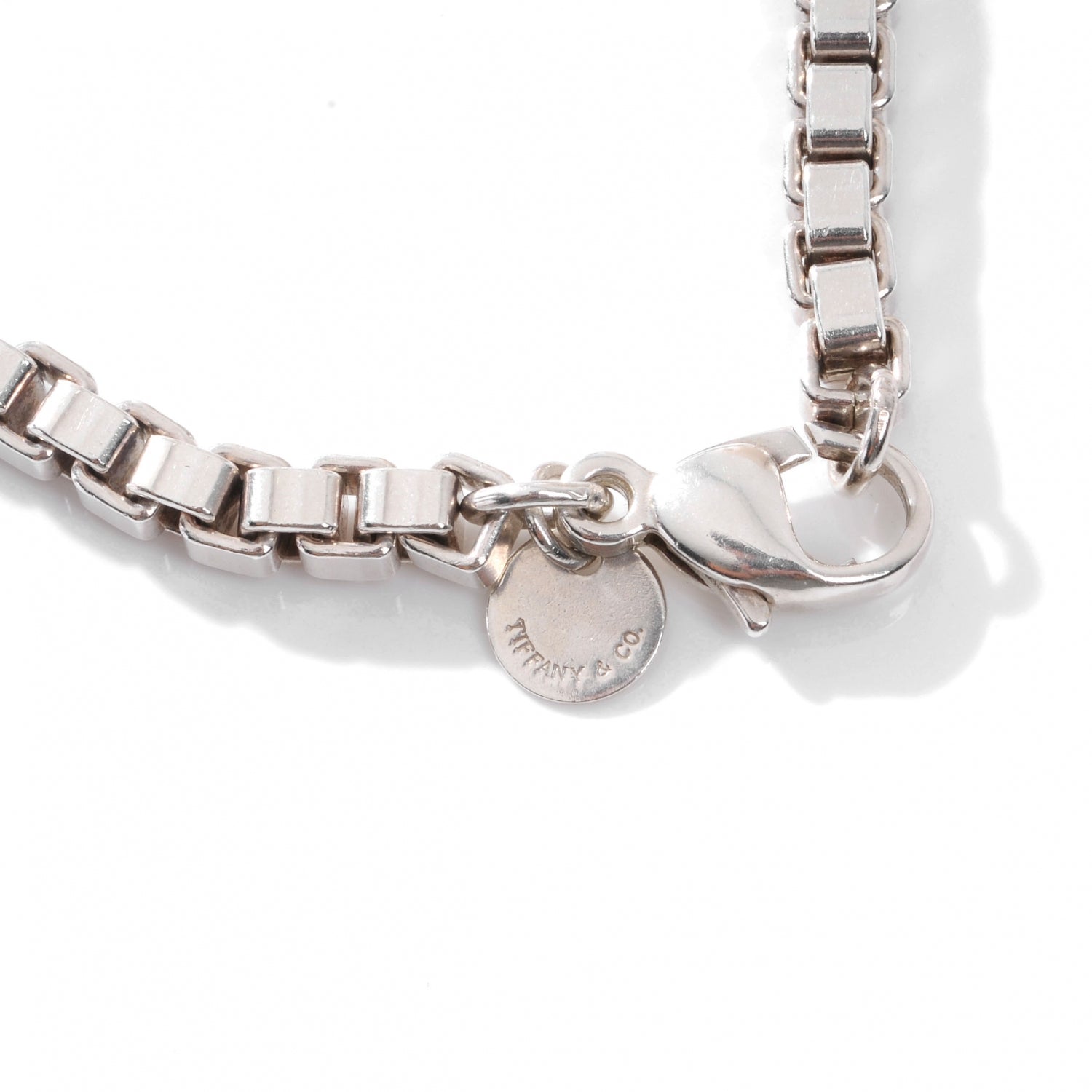 Tiffany Sterling Silver 4mm Venetian Link Bracelet 3 of 5