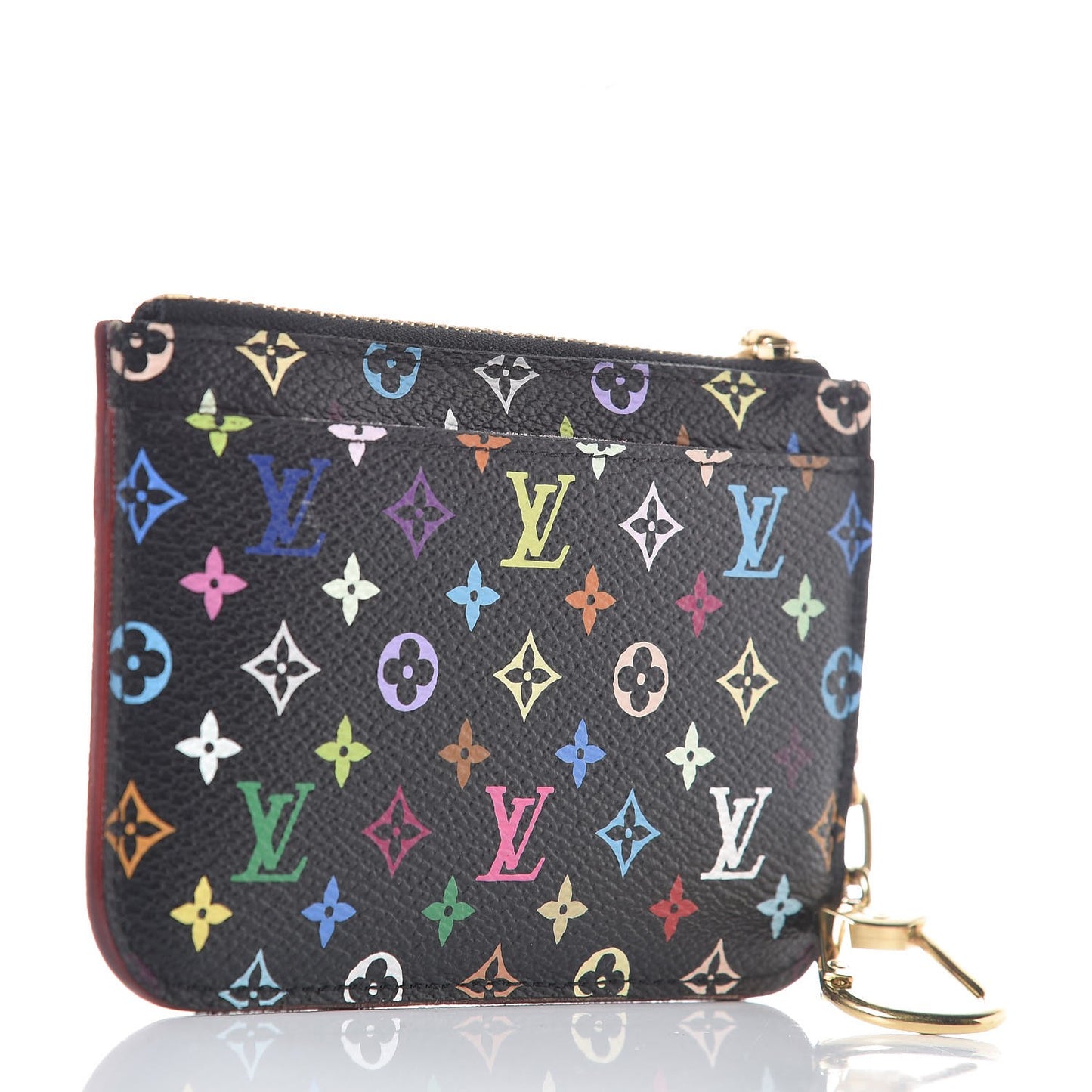 Monogram Multicolor Key Pouch Black Grenade