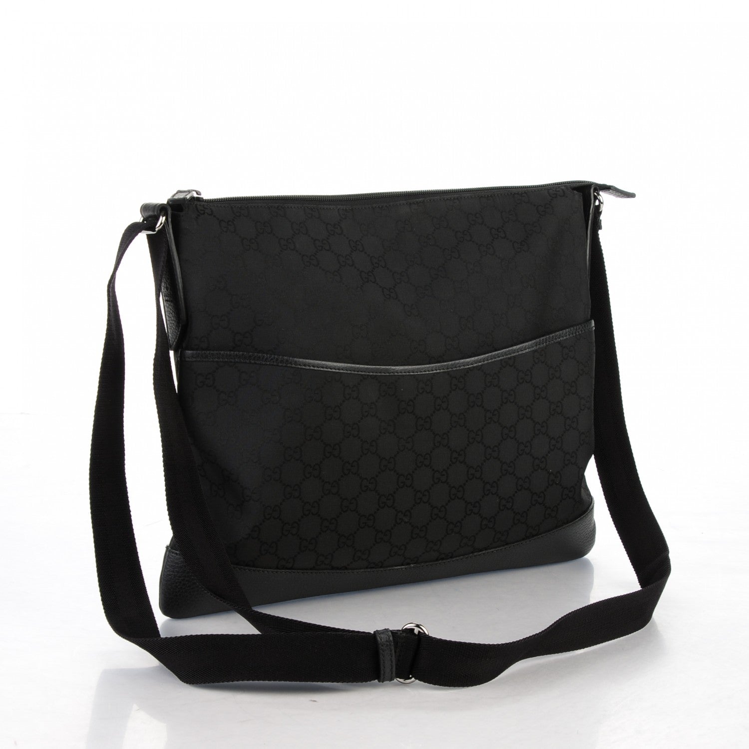 Gucci Nylon Monogram Messenger Black 3 of 7