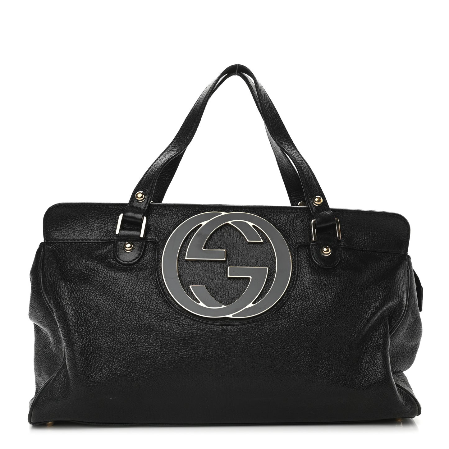 Calfskin Blondie Satchel Black