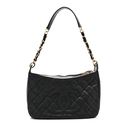 Chanel Caviar Quilted Timeless CC Shoulder Bag Black 1 of 10