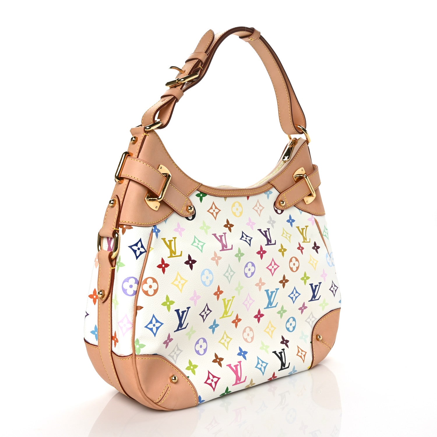 Louis Vuitton Monogram Multicolor Greta White 3 of 6