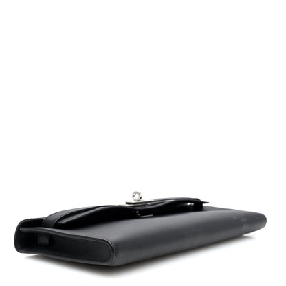 Hermes Swift Kelly Cut Clutch Pochette Black 4 of 13
