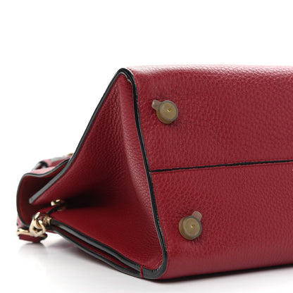 Christian Dior Bullcalf Medium Diorever Flap Indian Red 8 of 9