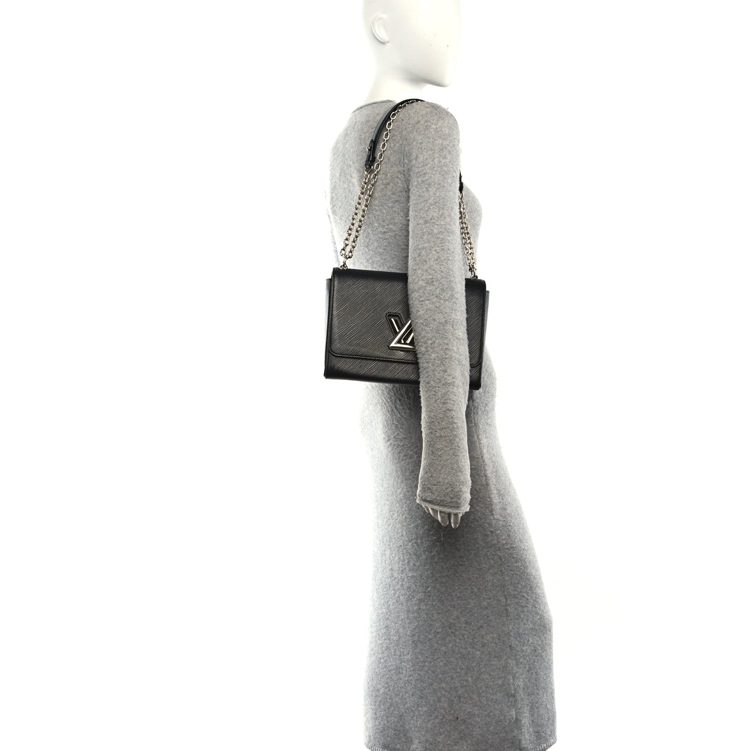 Louis Vuitton Epi Twist Shoulder Bag MM Black 1895652 – FASHIONPHILE