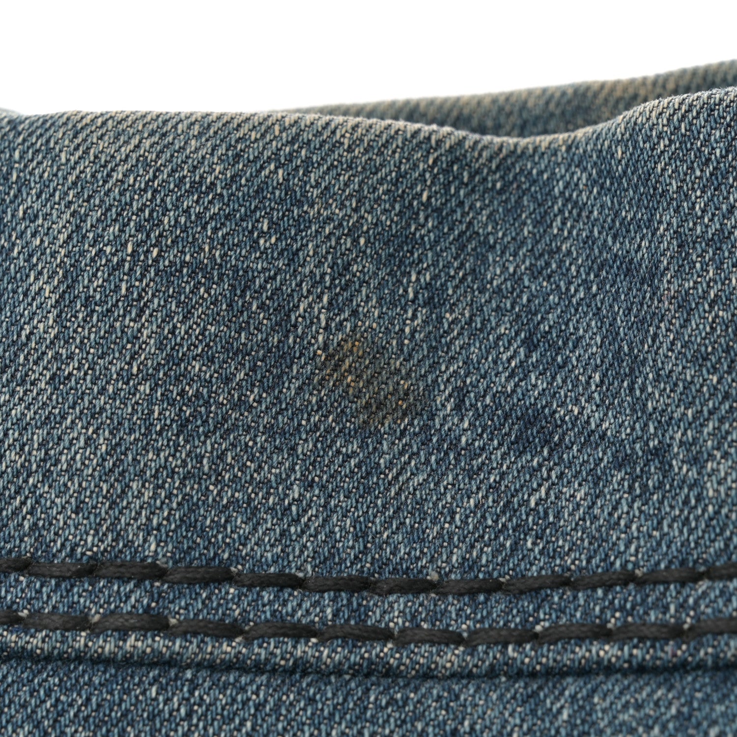 Prada Denim Logo Shopping Tote Blue 14 of 14