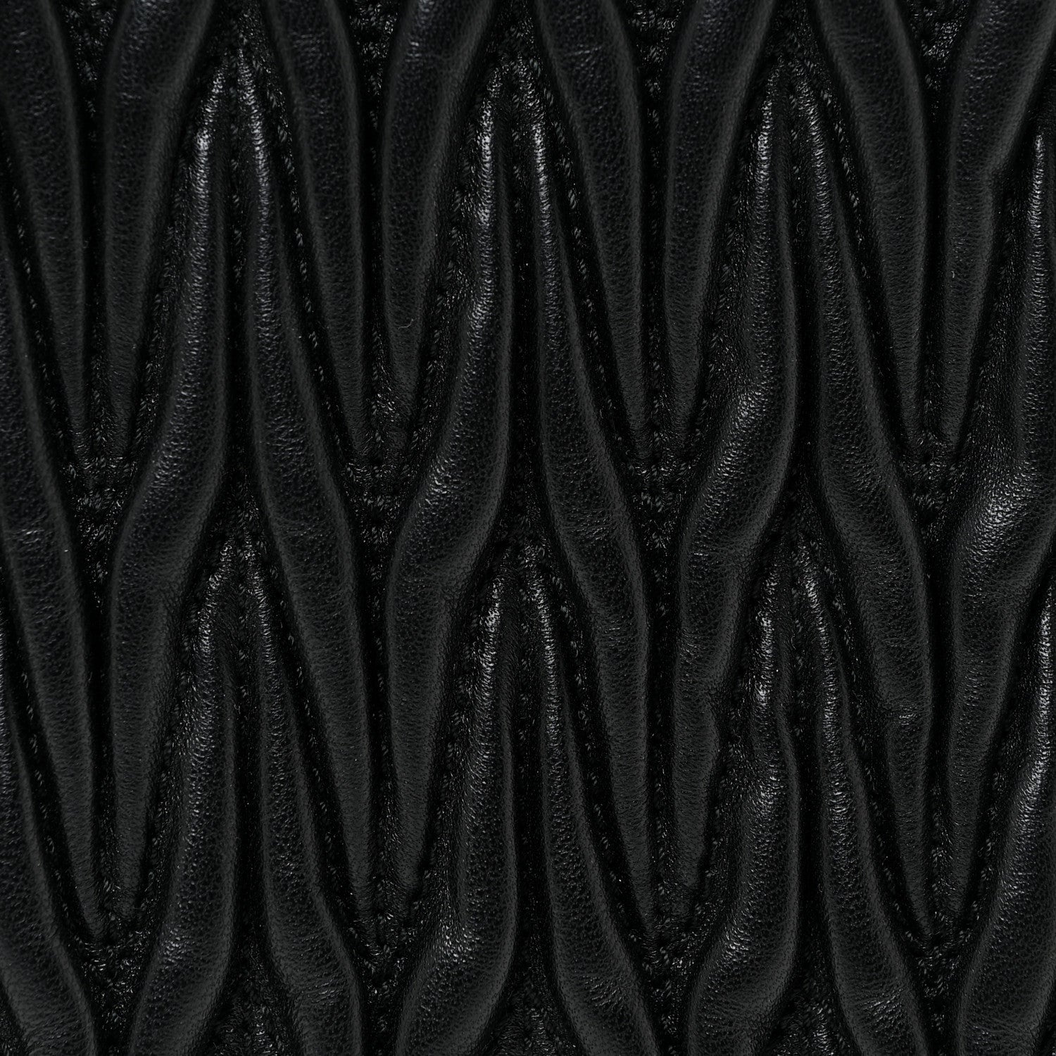 Miu Miu Nappa Matelasse Mini Bandoliera Crossbody Black 7 of 11