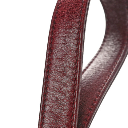 Chanel Calfskin Quilted Double Stitched Medium Boy Flap Burgundy 11 of 11