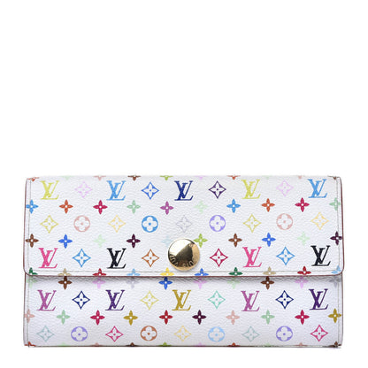 Louis Vuitton Monogram Multicolor Sarah Wallet White 1 of 6