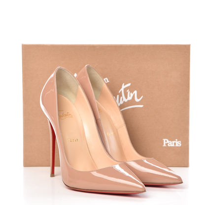 Christian Louboutin Patent So Kate 120 Pumps 40 Nude 11 of 11