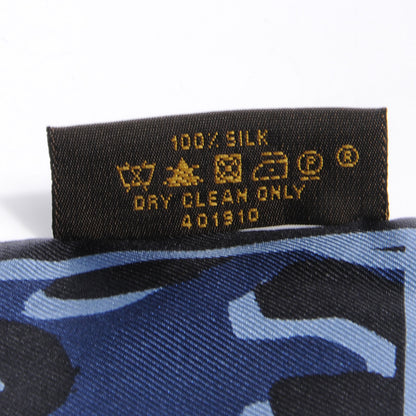 Louis Vuitton Silk Leopard Bandeau Blue 5 of 5