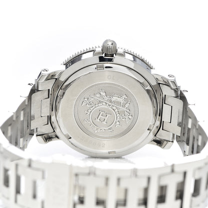 Hermes Stainless Steel 38mm Clipper Quartz Watch 5 of 7
