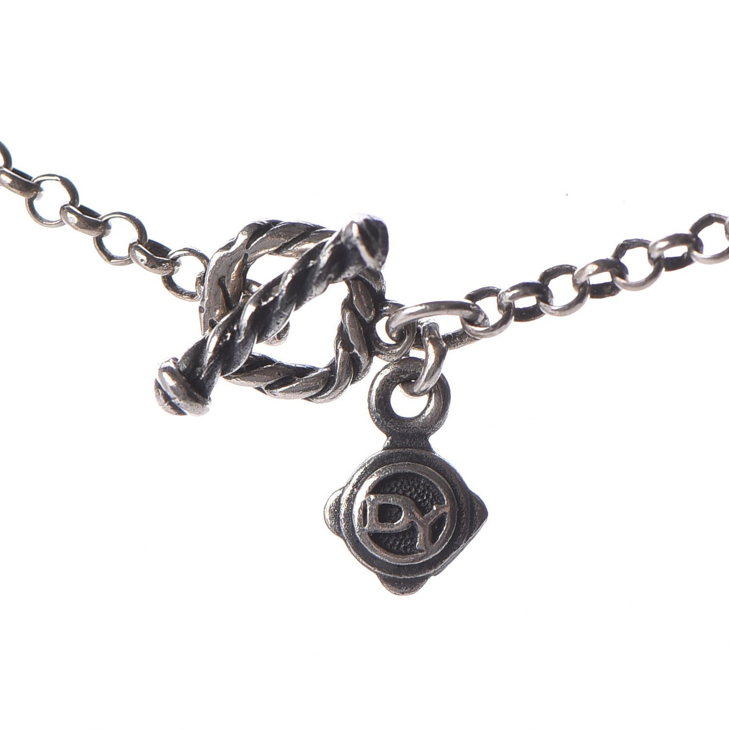 Sterling Silver Smoky Quartz Station Chain Necklace