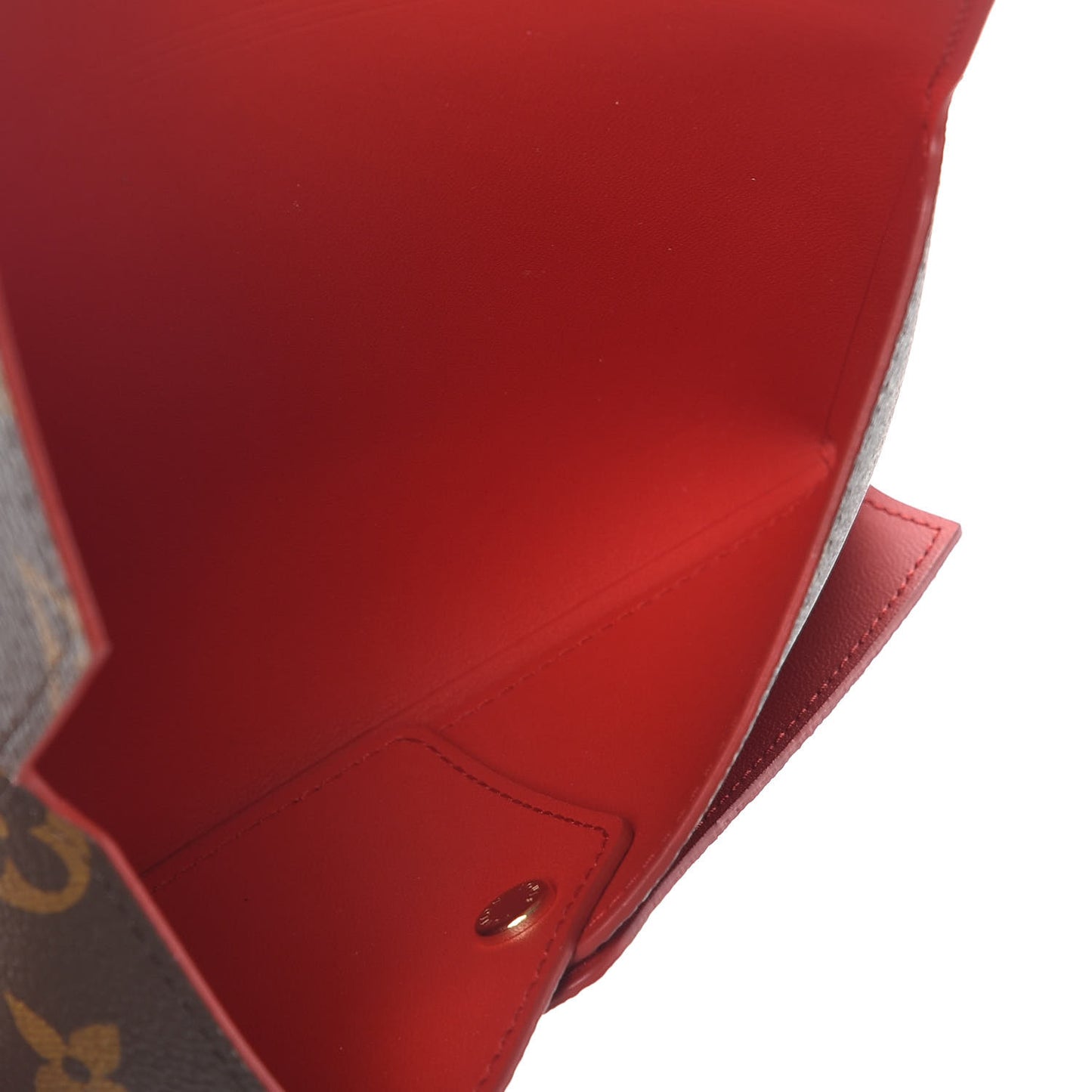 Monogram Medium Kirigami Pochette Insert Coquelicot