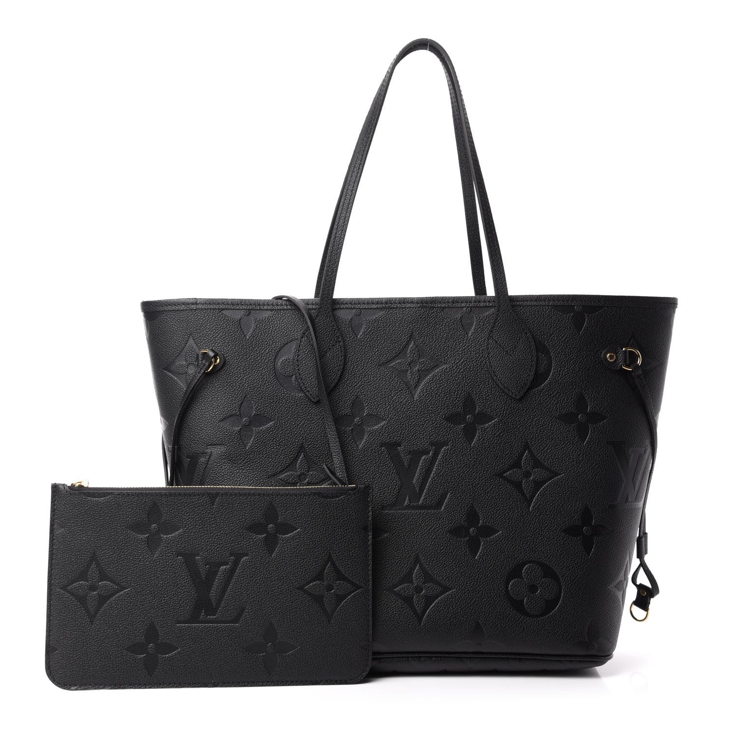 Louis Vuitton Empreinte Monogram Giant Neverfull MM Black 1 of 10