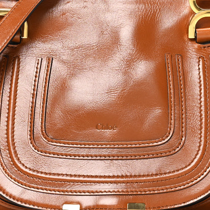 Chloe Calfskin Small Marcie Satchel Tan 7 of 9