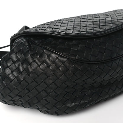 Bottega Veneta Nappa Intrecciato Messenger Bag Black 9 of 10
