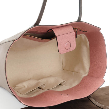 Gucci Dollar Calfskin Medium Swing Tote Grey Field Soft Pink 6 of 7