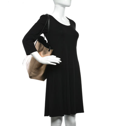 MCM Grained Calfskin Medium Reversible Wandel Tote Black 2 of 12