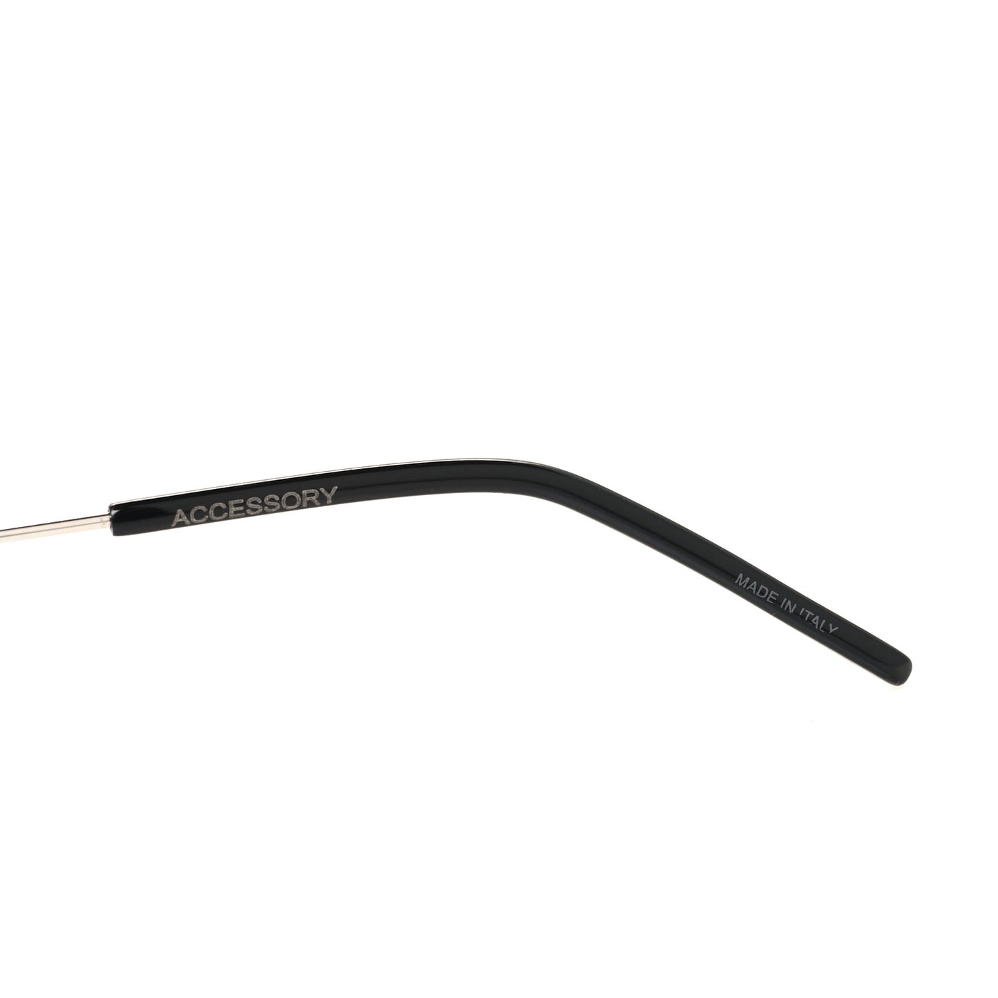 Metal Triangle Frame Sunglasses Black