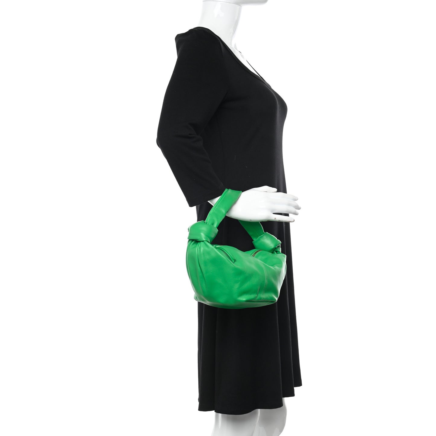 Nappa Mini Double Knot Bag Parakeet
