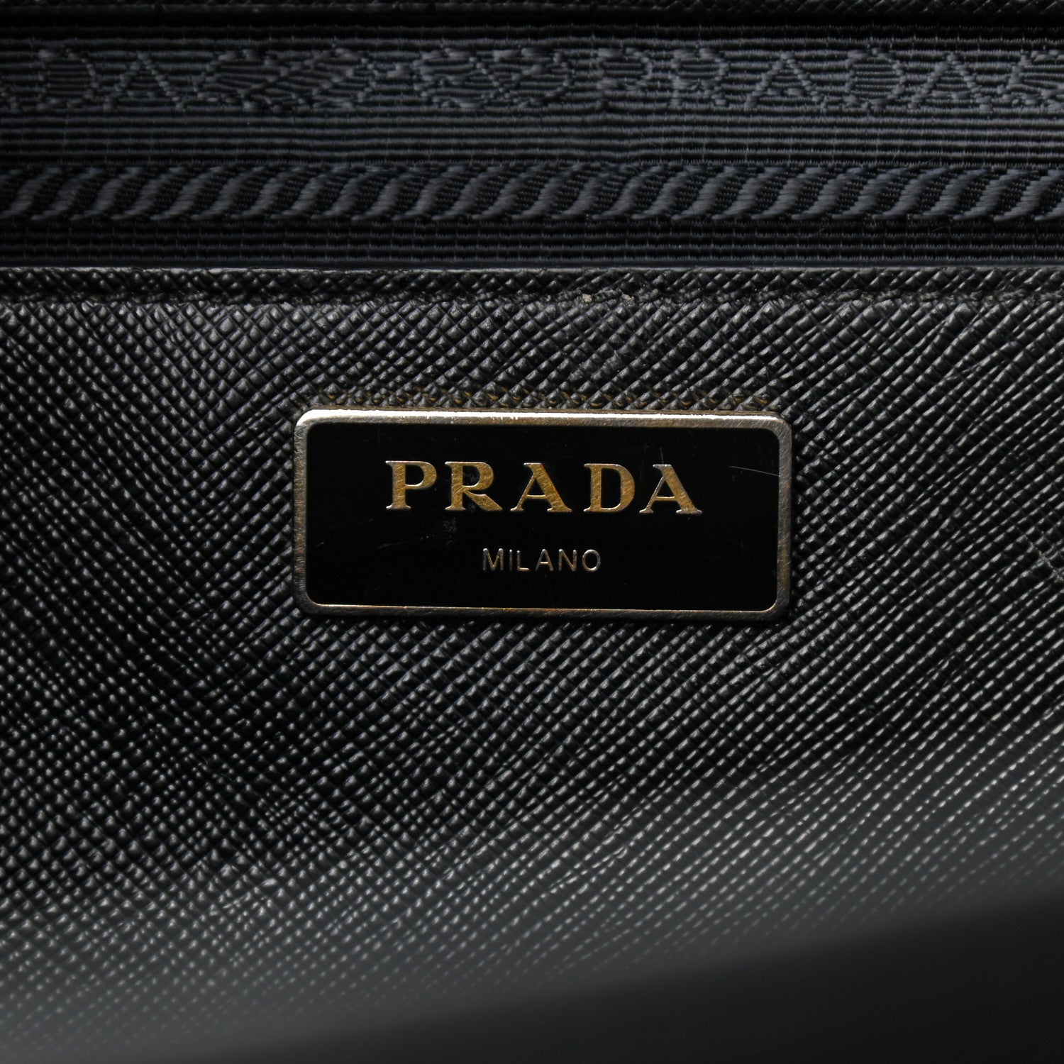 Prada Saffiano Lux Extra Large Galleria Double Zip Tote Black 5 of 12