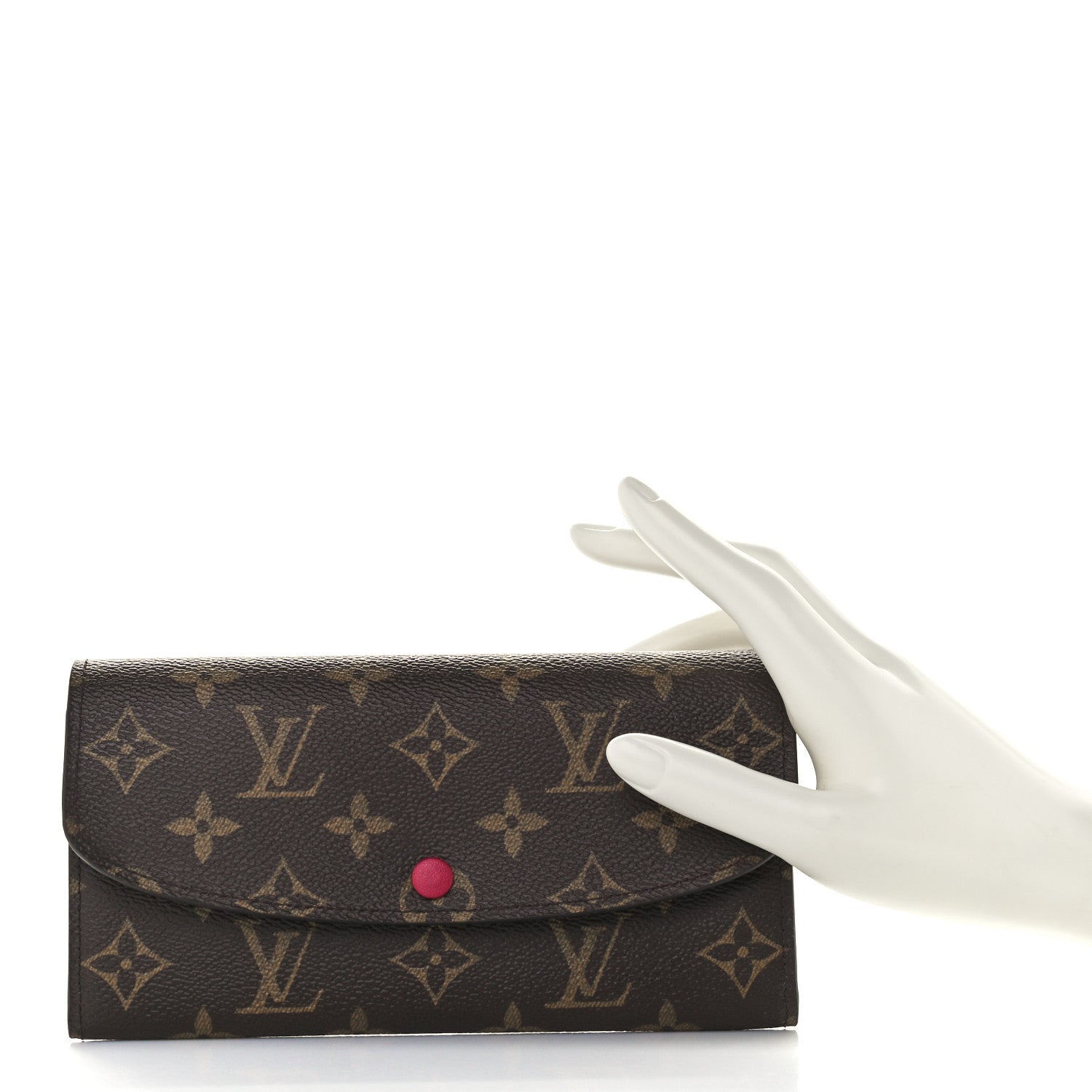Louis Vuitton Monogram Emilie Wallet Fuchsia 2 of 11