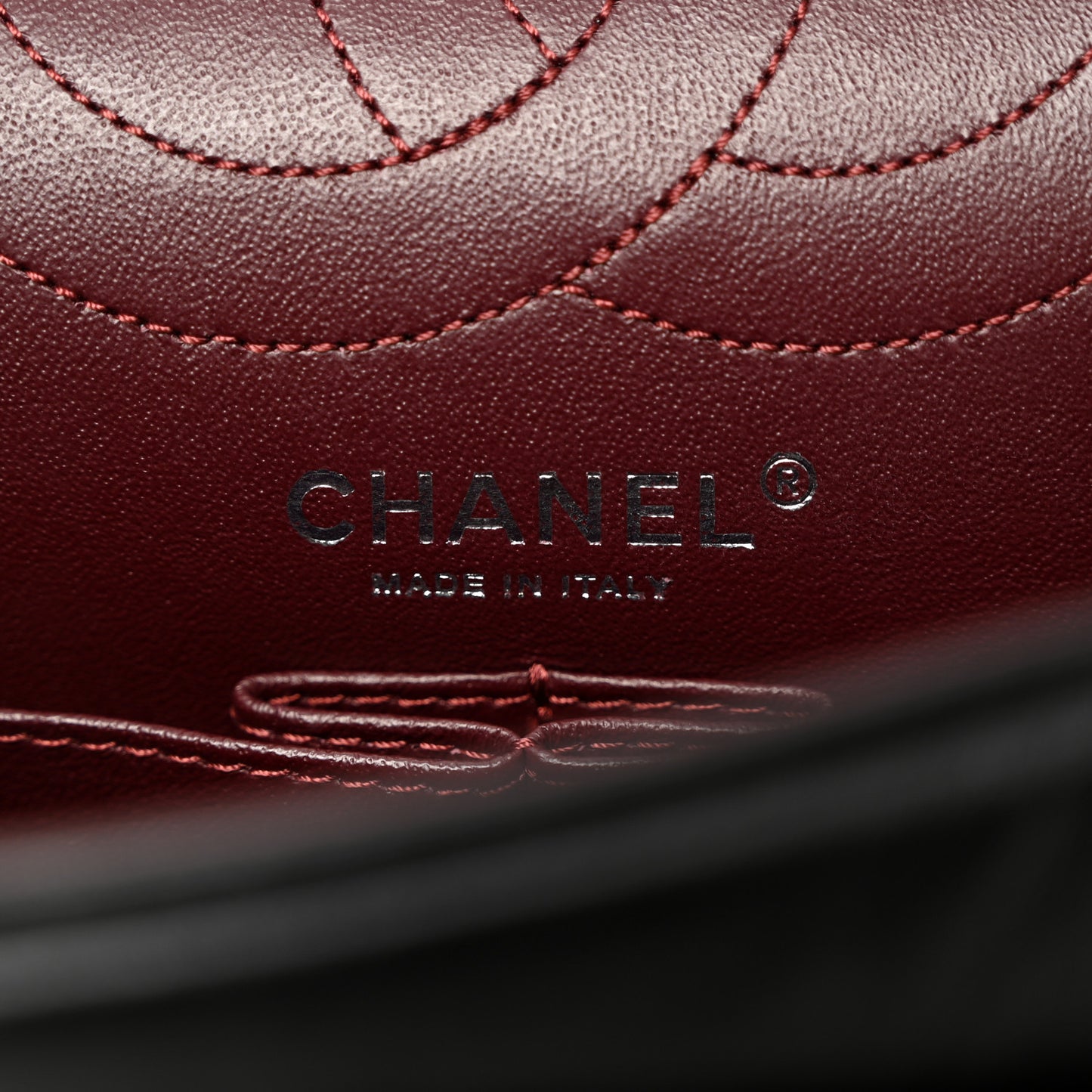 Aged Calfskin Quilted 2.55 Reissue 225 Flap Black