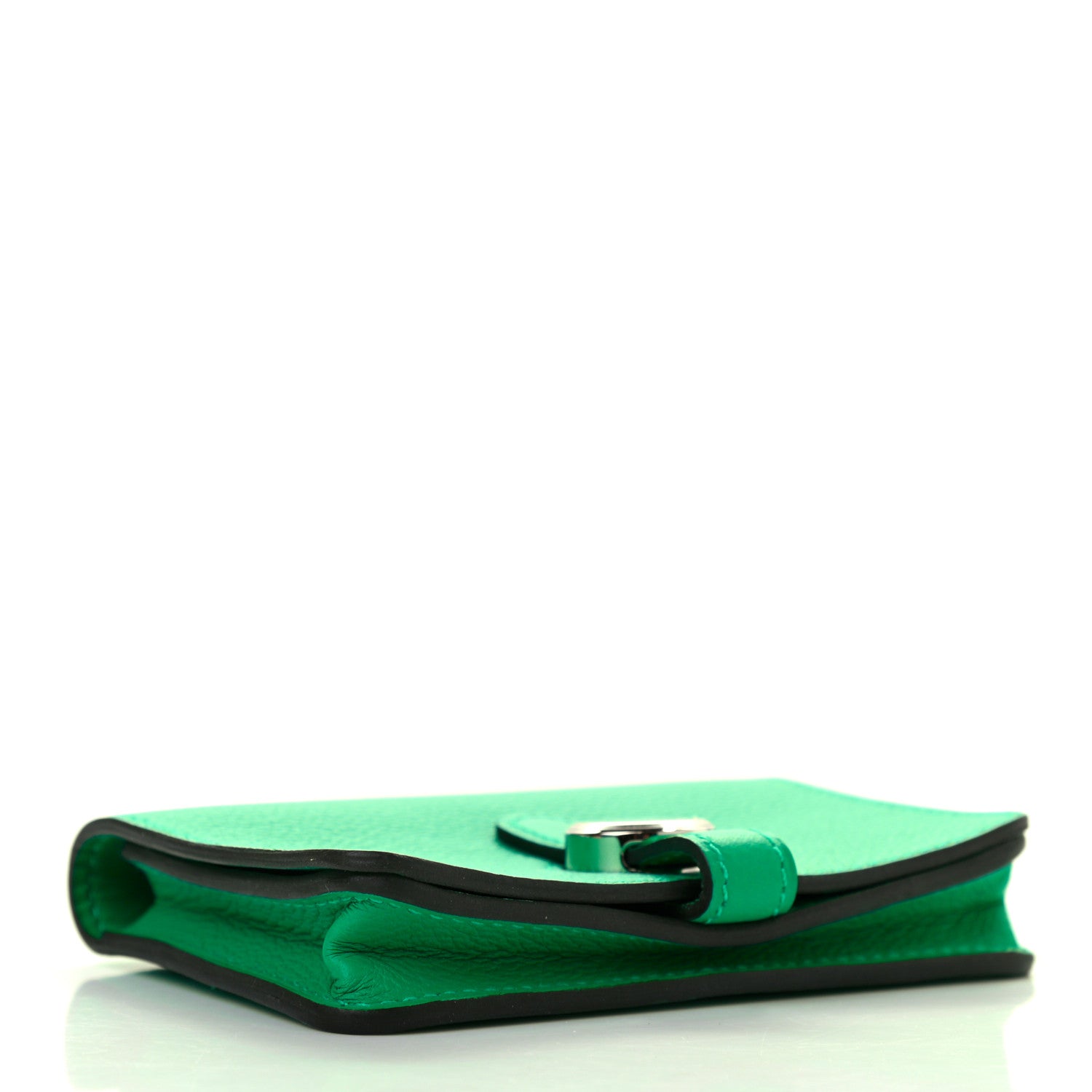 Hermes Togo Dogon Card Case Vert Vertigo 4 of 7