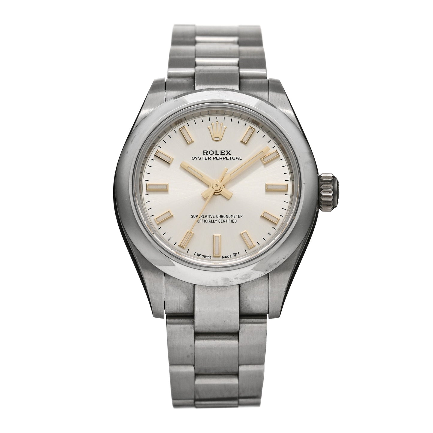 Stainless Steel 28mm Oyster Perpetual Datejust Watch Silver 276200