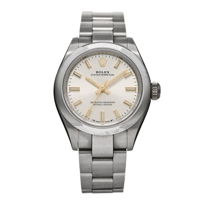Rolex Stainless Steel 28mm Oyster Perpetual Datejust Watch Silver 276200 1 of 5