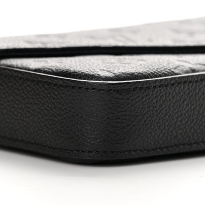 Louis Vuitton Empreinte Pochette Felicie Chain Wallet Black 12 of 15